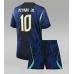 Brasil Neymar Jr #10 Bortedraktsett Barn VM 2026 Kortermet (+ Korte bukser)